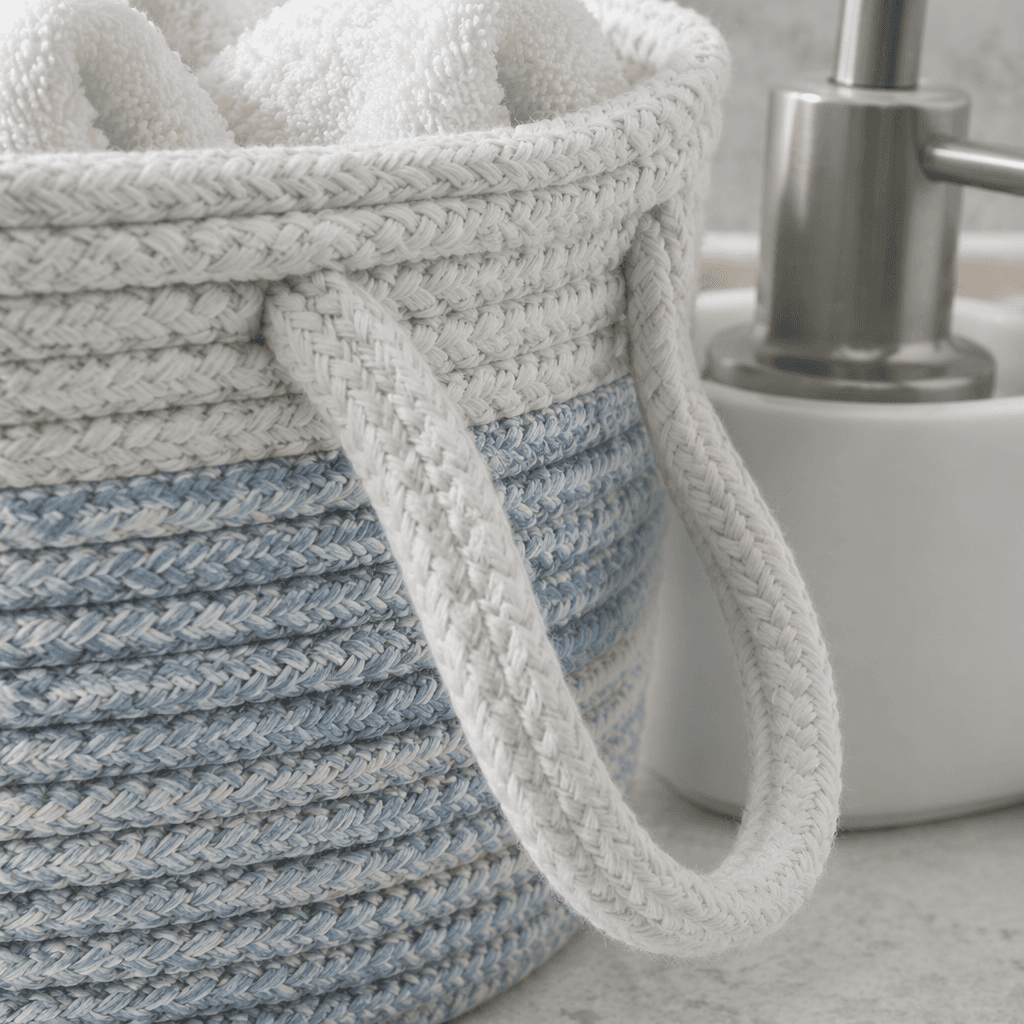 Bath Linen Basket — Detail