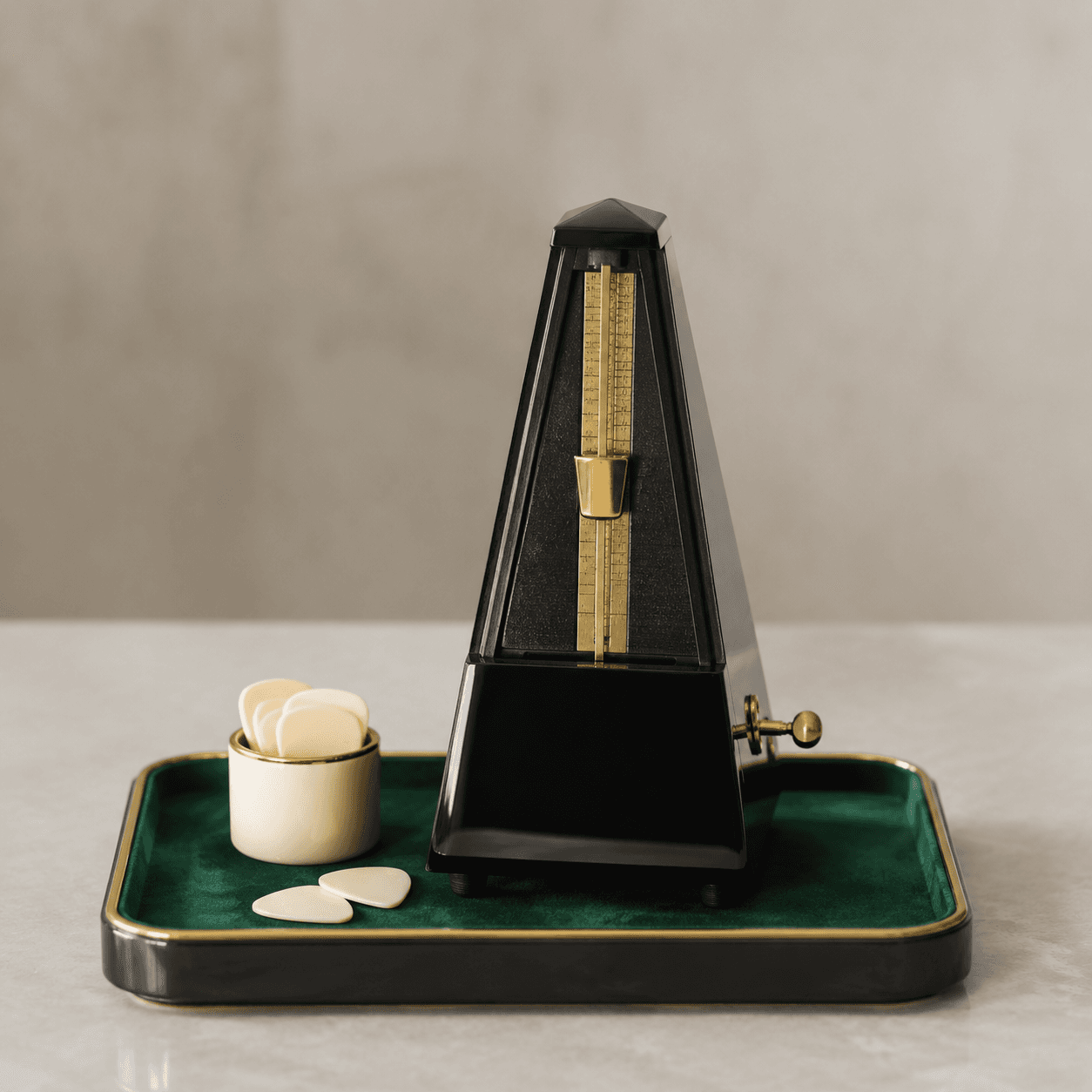 Metronome Tray — practice room accessory